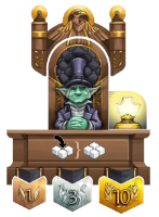 Bild von Gnomenparlament - leicht Eingedrückt auf der Rückseite