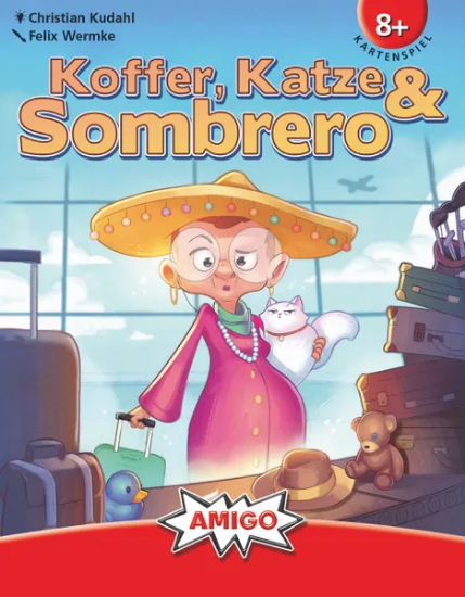 Bild von Koffer, Katze & Sombrero