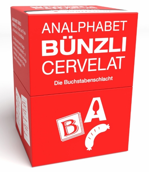 Bild von Analphabet Bünzli Cervelat - Buchstabenschlacht