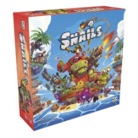 Bild von Snails ist ein dynamisches Spiel für 2-4 Spieler, die Trupps von aufgepumpten Mollusken in einer Schlacht anführen.