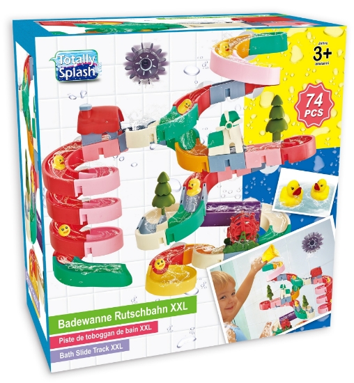 Bild von Totally Splash Badewanne Rutschbahn XXL 74 Teile