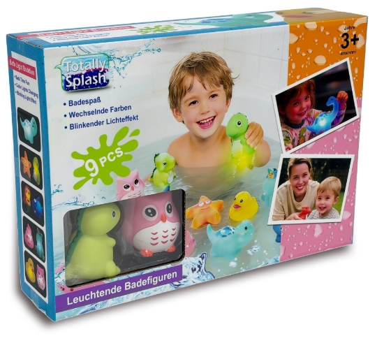 Bild von Totally Splash Leuchtende Badefiguren 9 Stück